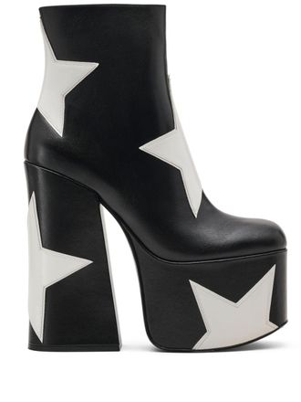 Marc Jacobs The Star Patchwork Kiki platform boots - Black