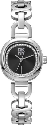 DKNY L 139 Bracelet Watch in Black/silver at Nordstrom