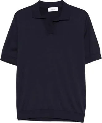 Lardini T-shirt met open hals