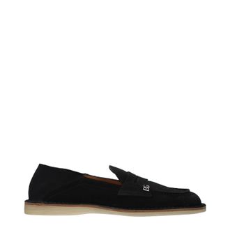 Dolce & Gabbana Uomos Mocassini in camoscio nero