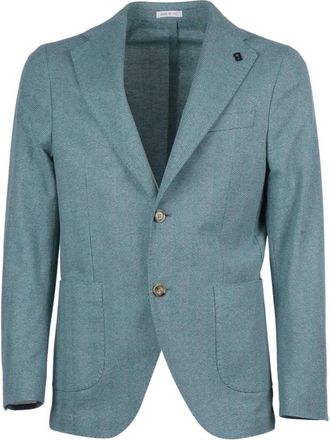 Breras Milano Giacca - Heren - Blazers - Groen - L - Leer - Jassen