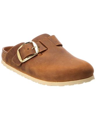 Birkenstock Boston Big Buckle Narrow Oiled Leather Clog