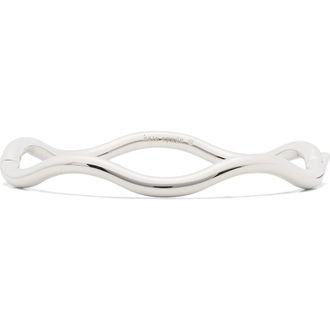 Kate Spade New York wave thin bangle bracelet in Silver at Nordstrom