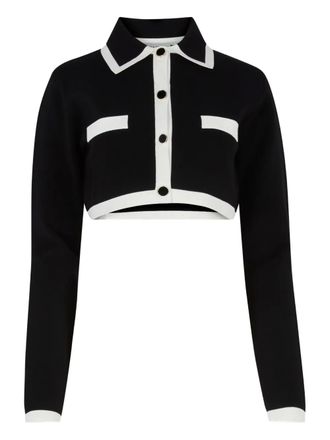 Nina Ricci button-pocket knit cardigan - women - Cotton - S - Black