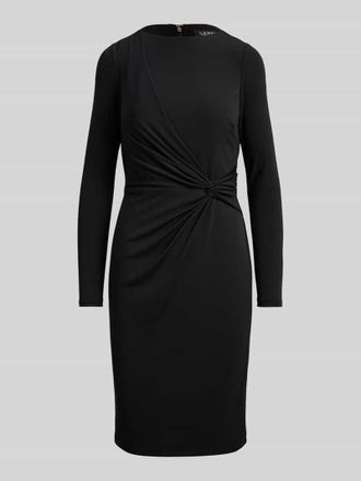 Lauren Ralph Lauren Figurbetontes Etuikleid mit Knoten-Detail in BLACK, Gr&ouml;&szlig;e 34