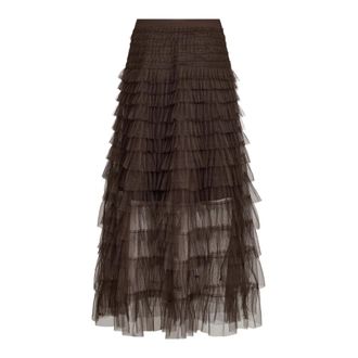 Co'Couture Faldas - Skirts - Mujer - Marr&oacute;n - XS