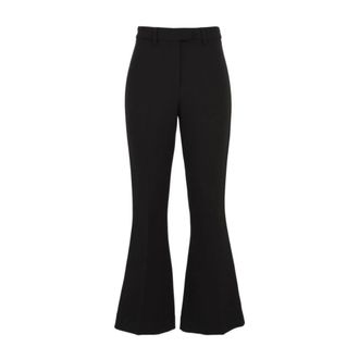 L'autre Chose Zwarte broek voor dames - Dames - Wijde Broeken - Zwart - S - Broeken