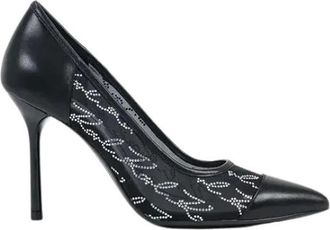 Karl Lagerfeld Schoenen, Dames, Zwart, 37 EU, Leer, Sarabande Pomp