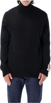 Golden Goose High Neck Merino Turtleneck - Heren - Coltruien - Zwart - L - Wol - Truien & Vesten