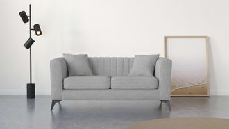 HOME AFFAIRE 2-Sitzer »MATTHEW elegantes Designsofa, Masse B/T/H: 170/86/74 cm« Steppung im Rücken, lose Sitzkissen, incl. Zierkissen