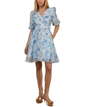 Hale Bob Hale Bob Einsley Silk & Linen-Blend Dress