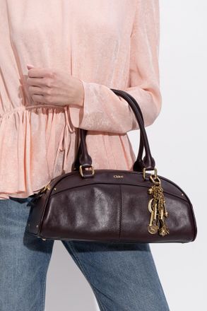 Chlo&eacute; Handbag Bowling, Womens, Burgundy