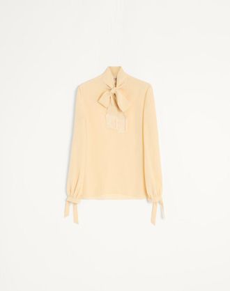 Valentino Crepe De Chine Shirt Wo