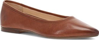 Frye Heather Pointed Toe Flat in Cinnamon at Nordstrom, Size 6.5