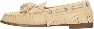 Notre-V Schoenen, Dames, Beige, 39 EU, Leer, D25103 Loafers