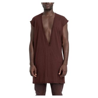 Rick Owens Hombre, Camisetas, Rojo, Talla: S