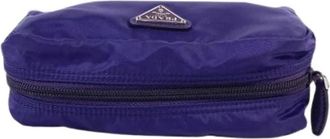 Prada Pre-owned 1Na 350 Pouch - Dames - Vintage Tassen - Paars - ONE Size - Nylon - Vintage