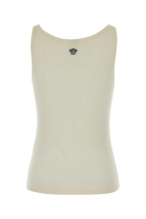 Versace 10236981a17548 1w150 Cream Exterior: Virgin Wool Maglie Sweater