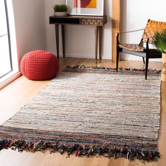 Safavieh Vintage Leather Hand Made Area Rug, Multi Bohemian Style