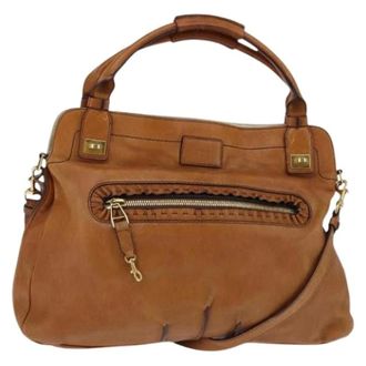 Chlo&eacute; Pre-owned Hand Bag - Dames - Pre-owned - Bruin - Maat: ONE Size Leer