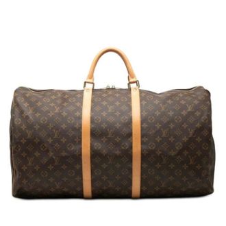 Louis Vuitton Pre-owned Weekend Bags, female, Brown, Size: ONE SIZE Pre-owned Keepall 60