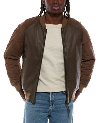 Blank NYC Blank Nyc Leather Bomber Jacket