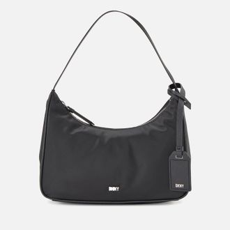 DKNY Unisex Casey Demi Shoulder Bag in Black Polyamide - One Size