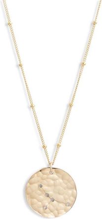 Nashelle Constellation Pendant Necklace in Gold Fill Cancer at Nordstrom