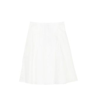 Paloma Wool Pleated Patch-pocket Midi Skirt