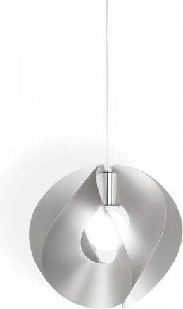 Linea Zero Atom L&aacute;mpara Colgante Plata Di&aacute;metro 45x H42 Cm