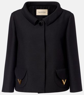 Valentino VGold Crepe Couture jacket