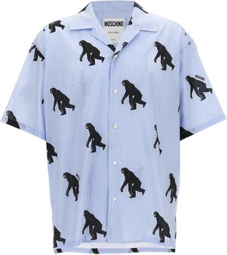 Moschino Mens Scimpanz&eacute; Print Shirt