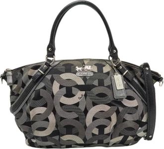 Coach Pre-owned Handbags, female, Gray, Size: ONE SIZE Pre-owned Satchel