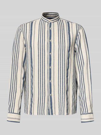 Cinque Regular Fit Freizeithemd mit Leinen-Anteil in Beige, Gr&ouml;&szlig;e XL