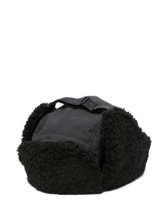 Snow Peak texture-trim hat - Black