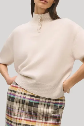 Brandon Maxwell Kinley Sweater In Ivory