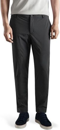 Mango Water Repellent Slim Fit Pants in Dark Heather Grey at Nordstrom, Size 34