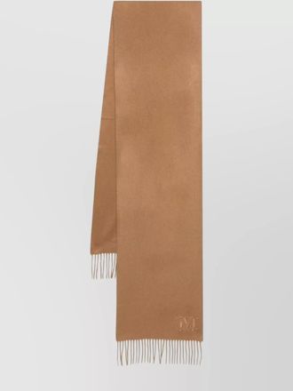 Max Mara cashmere fringed scarf