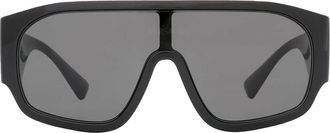 Versace Green Shield Ladies Sunglasses VE4439 GB1/87 33