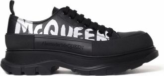 Alexander McQueen Schoenen, Heren, Zwart, 43 EU, Leer, Leren Instapper