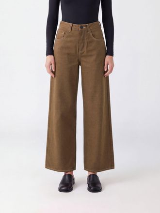 Uma Wang Phyllis High-Waisted Wide-Leg Trousers in Wool Blend