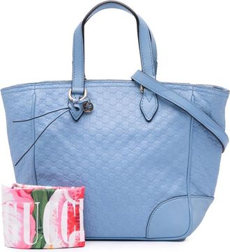 Gucci Hobo Bags - 2000-2015 Small Microguccissima Bree Satchel - Gr. unisize - in Blau - für Damen