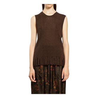 Uma Wang Mujer, Camisetas, Marr&oacute;n, Talla: M