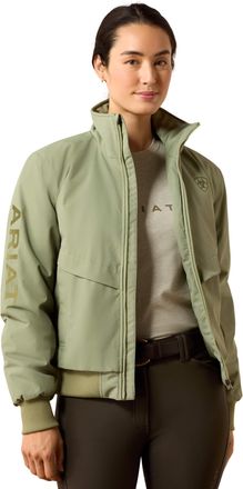 Ariat Womens Stable 2.0 Insulated Jacket Long Sleeve in Oil Green, Size 2X-Large, by Ariat