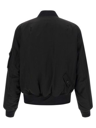 Yohji Yamamoto Mens Black Polyamide Bomber Clothing