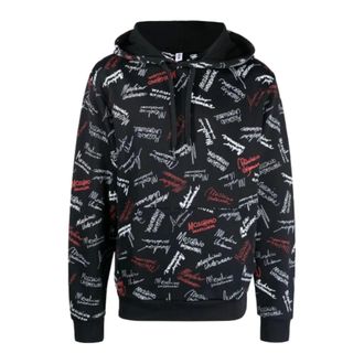 Moschino Heren, Sweatshirts & Hoodies, Zwart, Maat: XS Katoen