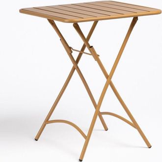 Sklum Sklum - Mesa De Cocina Cuadrada 60x60 Cm Plegable En Acero Janti