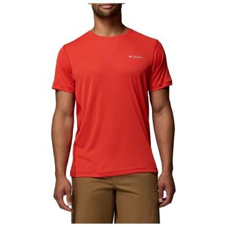 Columbia Zero Rules Light S/S Crew Funktionsshirt f&uuml;r Herren | rot