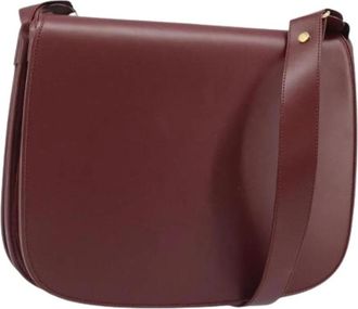 Cartier Pre-owned Vintage Schoudertas - Dames - Vintage Schoudertas - Rood - ONE Size - Leer - Vintage