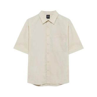 Oakley Short Sleeve Shirts, male, Beige, Size: XL Echo Rise Shirt